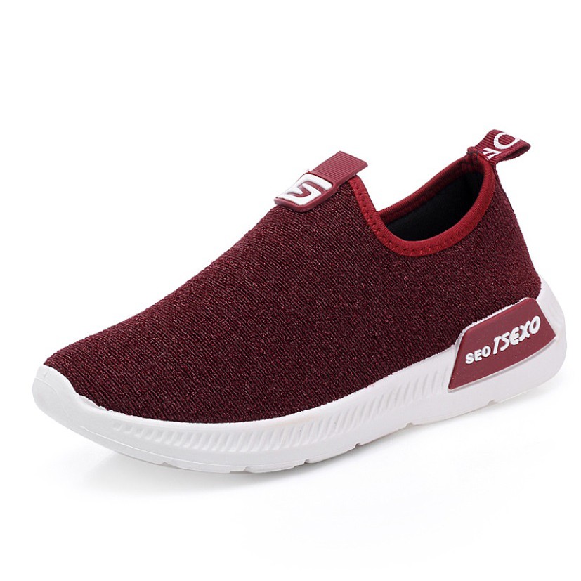 TBIG [COD] Sepatu Slip On S Fashion Sepatu Wanita Kuliah Kerja Santai Sepatu Import
