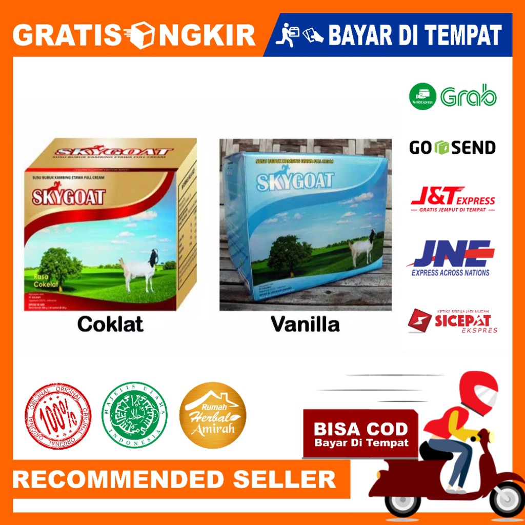 susu kambing etawa asli original 1 box isi 10 sachet