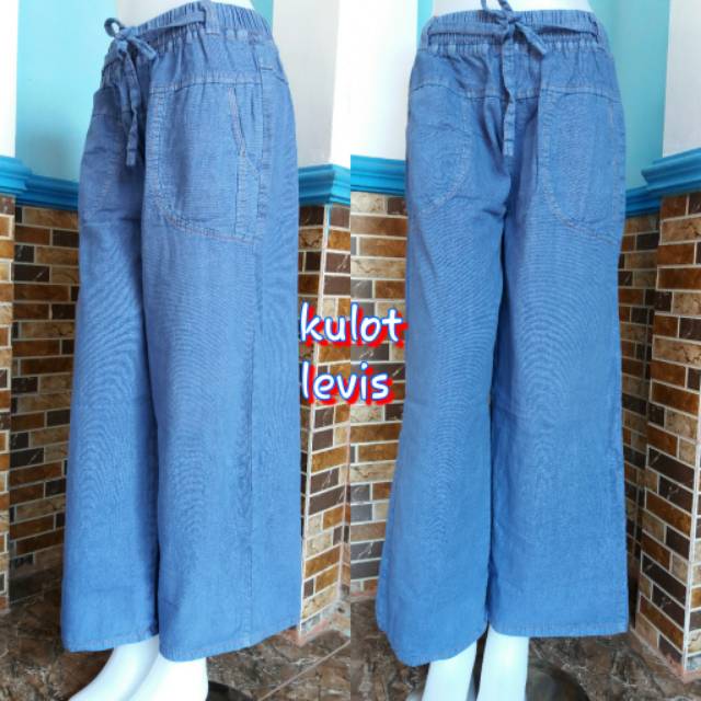 Kulot jeans / celana wahsed