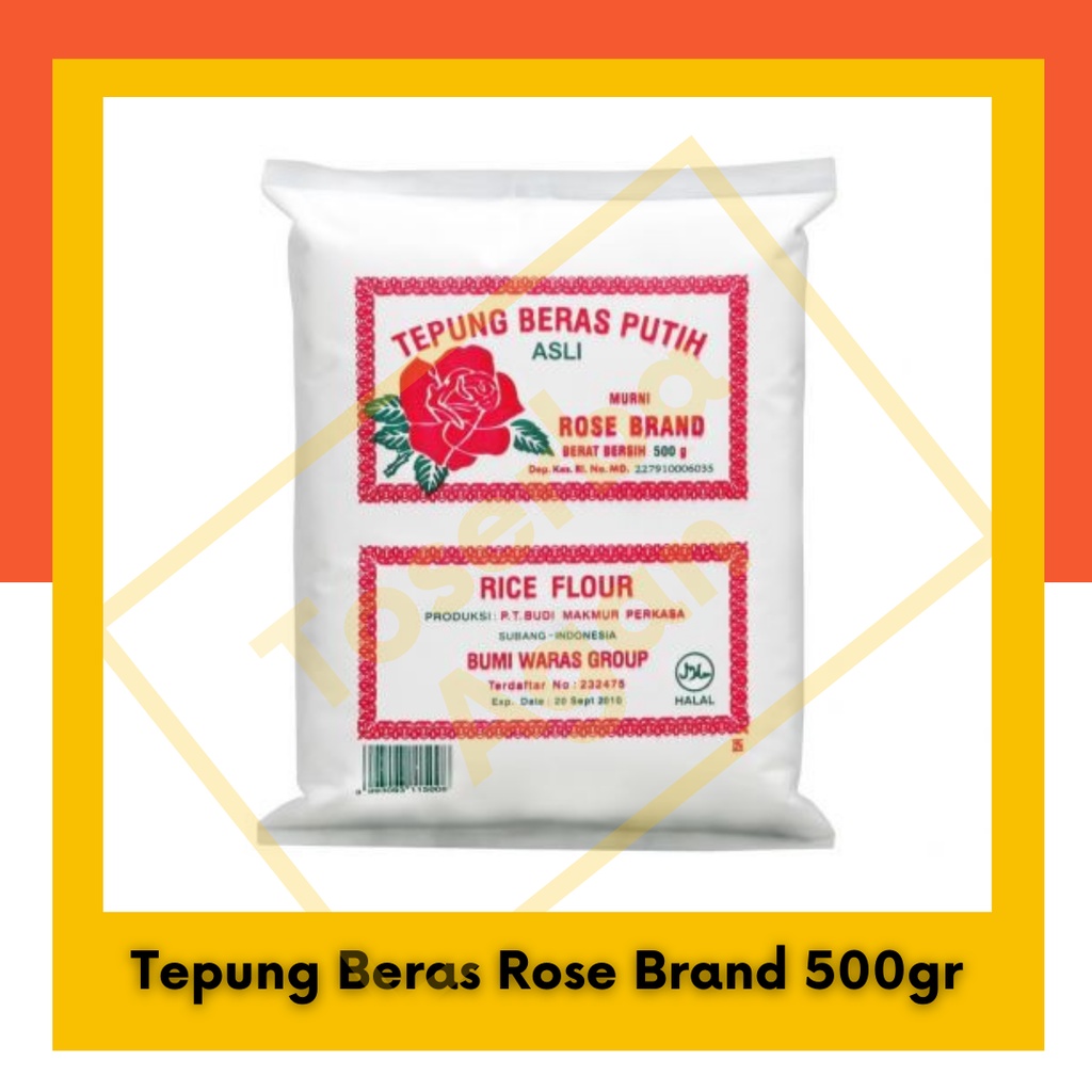 Tepung Beras Rose Brand 500 gram 1 pack