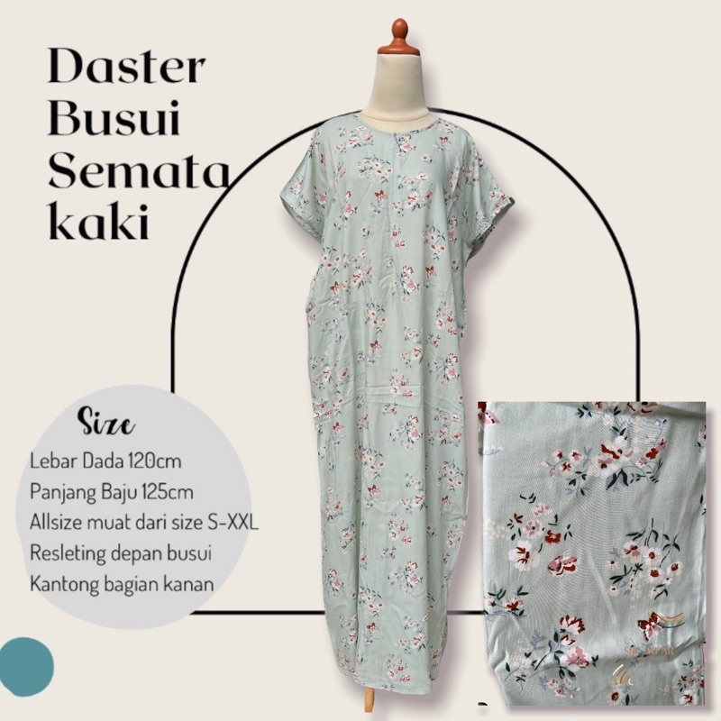 DASTER BUSUI SEMATAKAKI|DASTER ADEM|DASTER SEMATA KAKI | DASTER RAYON | DASTER PANJANG| DASTER MURAH-286