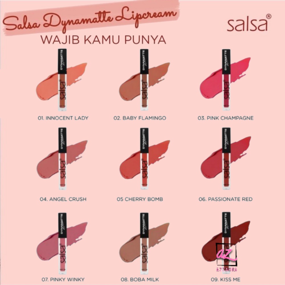 SALSA Dynamatte Lip Cream - Matte Lip Cream ORIGINAL BPOM