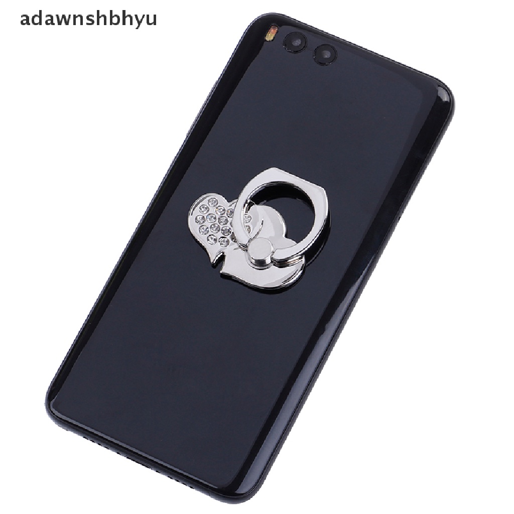 Adawnshbhyu Heart grip ring stand holder Untuk Semua Handphone Hp tablet 360jari