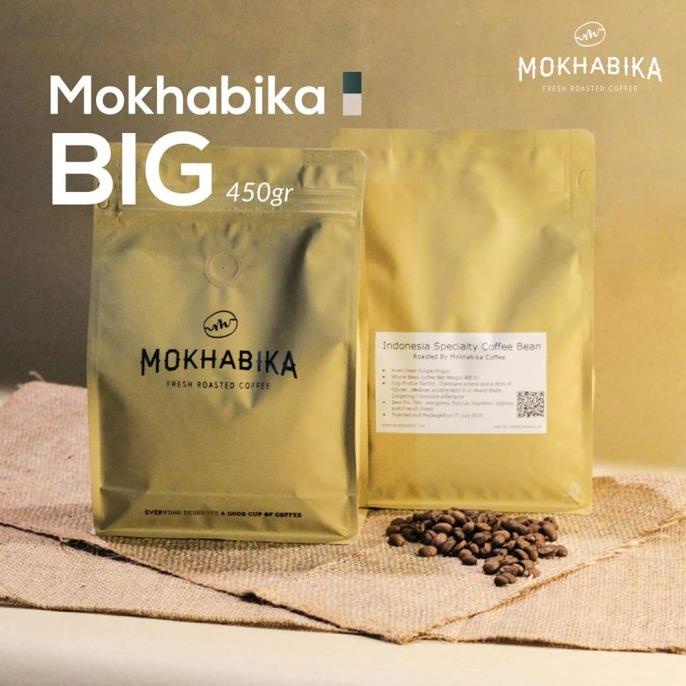 

}}}}}}] Mokhabika Specialty Coffee Gayo Kenawat Black Honey 450 Gr
