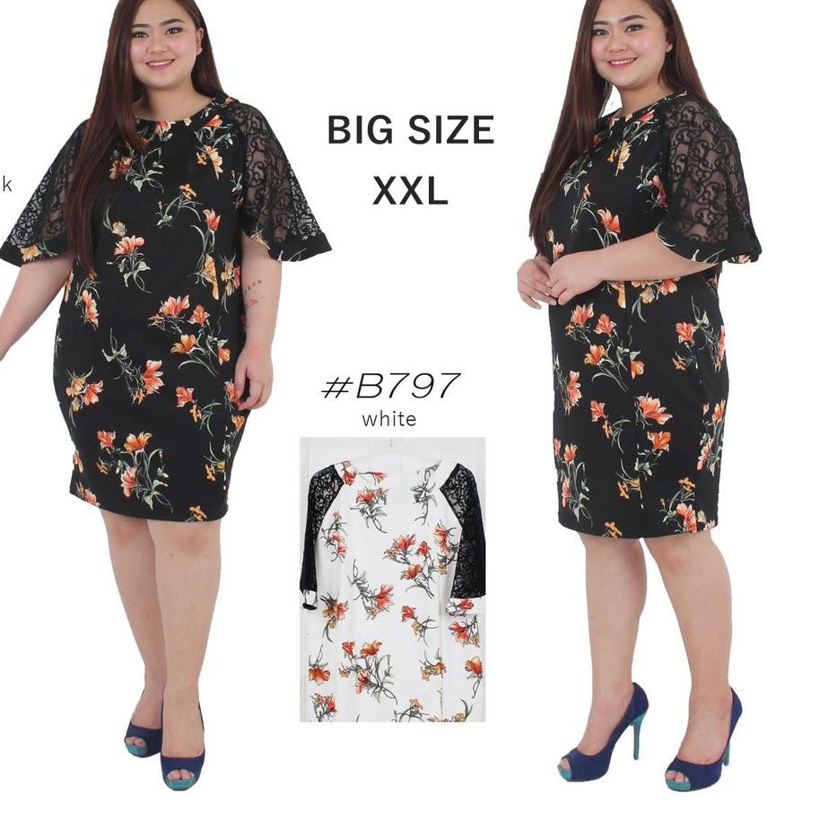 BEST  Hanbai -  Vaska Dress kombi brokat JUMBO 797 KFD9 .... .