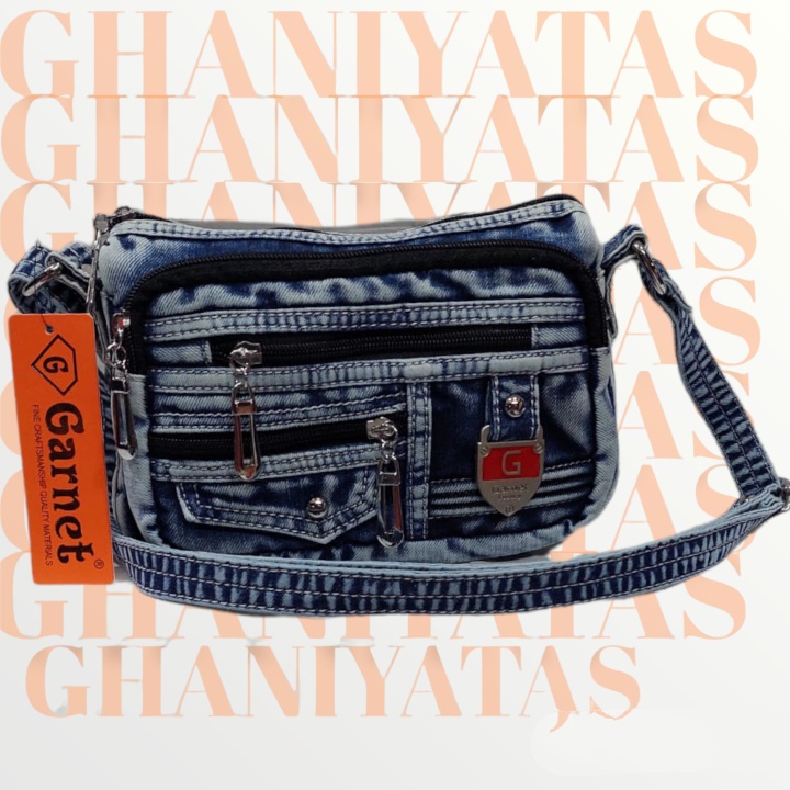 tas wanita selempang panjang mini garnet original levis