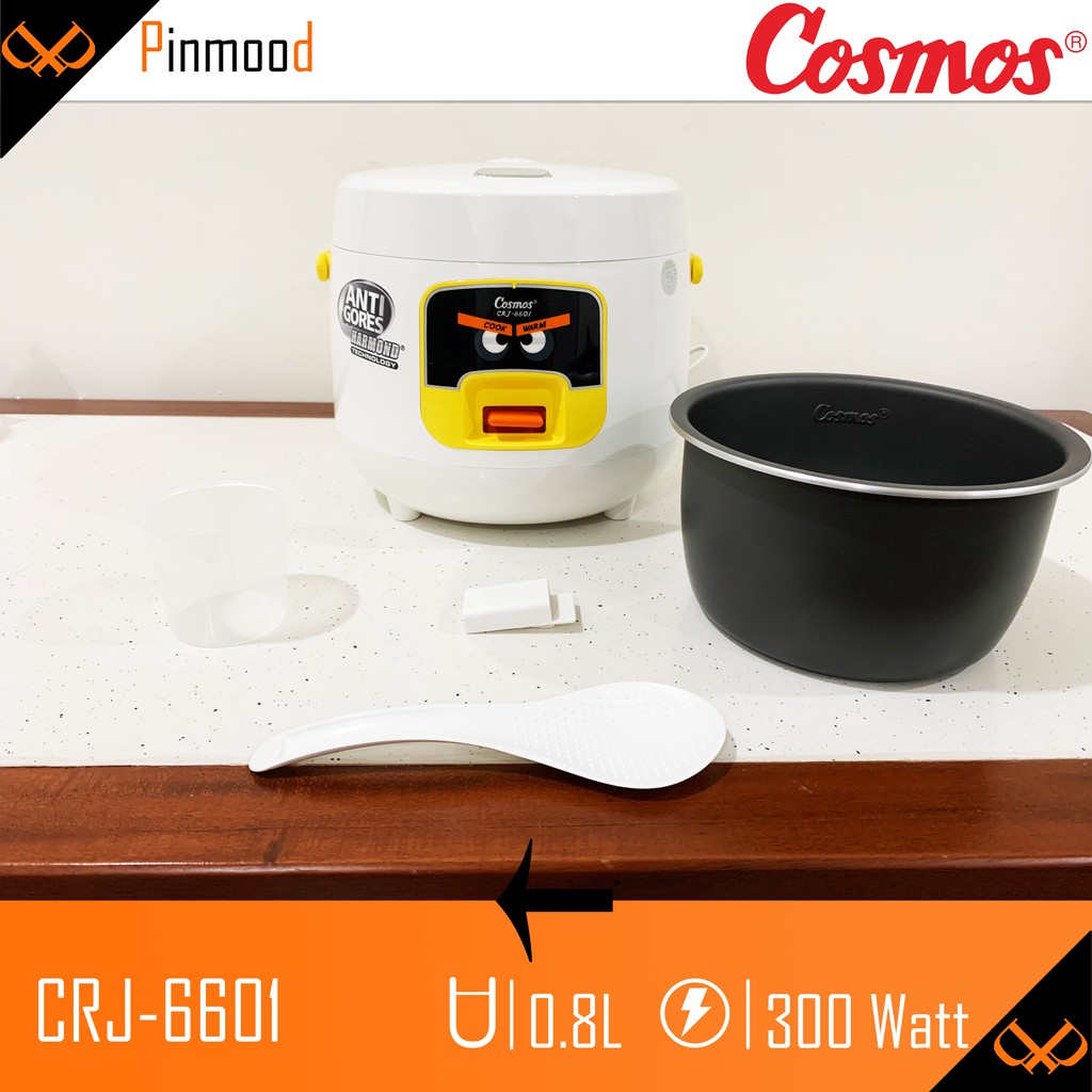 COSMOS MAGIC COM // RICE COOKER CRJ-6601 [ 0.8 LITER ] PENANAK NASI MURAH