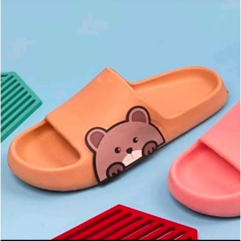 Sandal Korea imut Impor 100%  Sol Tebal 4cm Uk 36-40