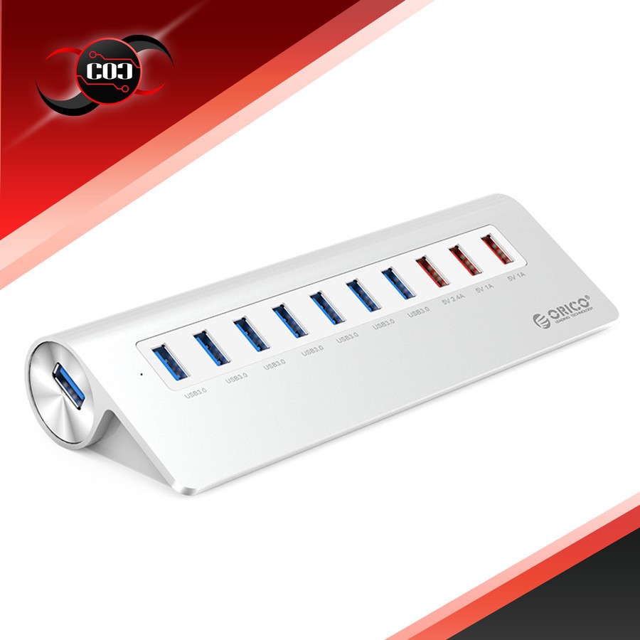 Orico M3H73P-V1 - USB HUB With 7 Port USB 3.0 + 3 Charging Port