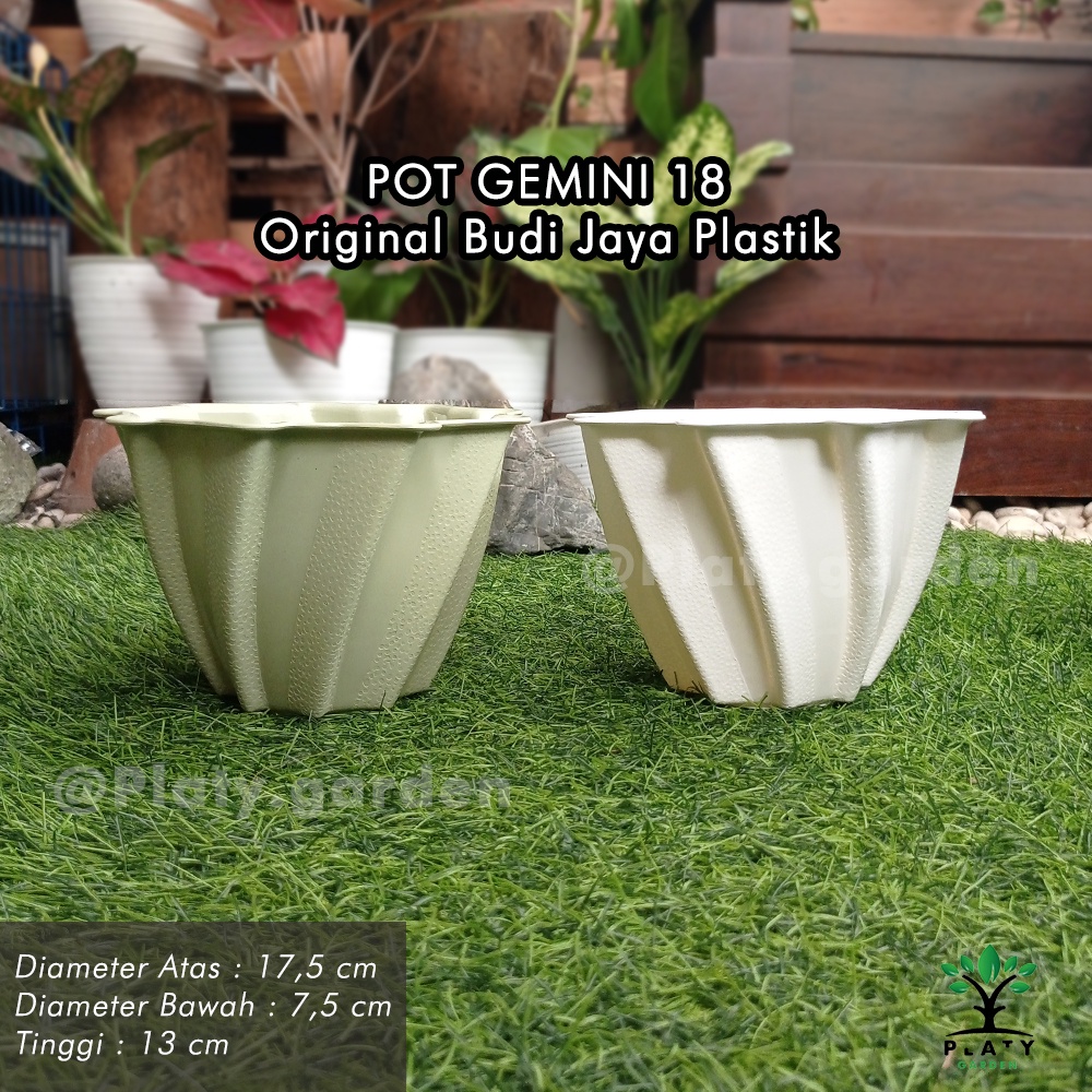 Pot Gemini 18 | Original Budi Jaya Plastik