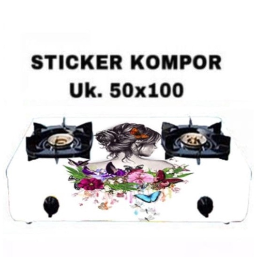 Stiker KOmpor 2 Tungku Motif Karakter