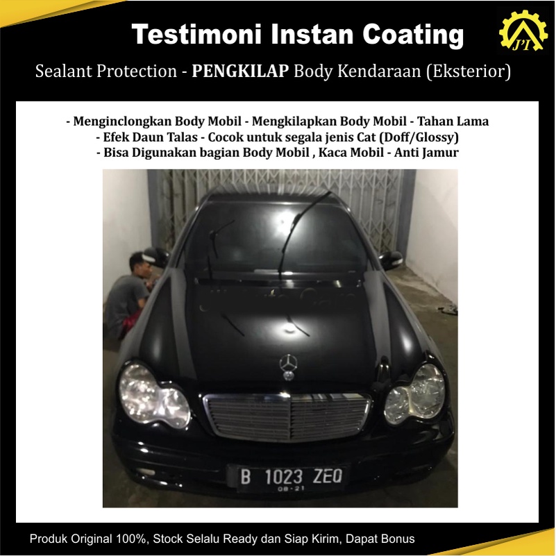 (FREE KAIN LAP) Instan Coating Pembersih dan Pengkilap Eksterior Mobil Motor Body Kendaraan Motor Efek Daun Talas Sealant Protection Pengkilap Helm Menghilangkan Jamur Cairan Perawatan Eksterior Kendaraan