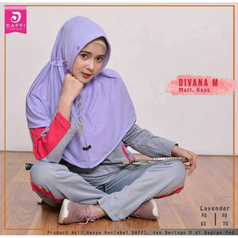 DIVANA M Daily Hijab Tali Serut ORI Daffi Hijab
