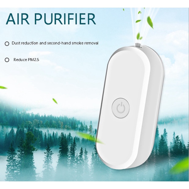 Kalung Air Purifier Negative Ionizer Mini Necklace Air Purifier