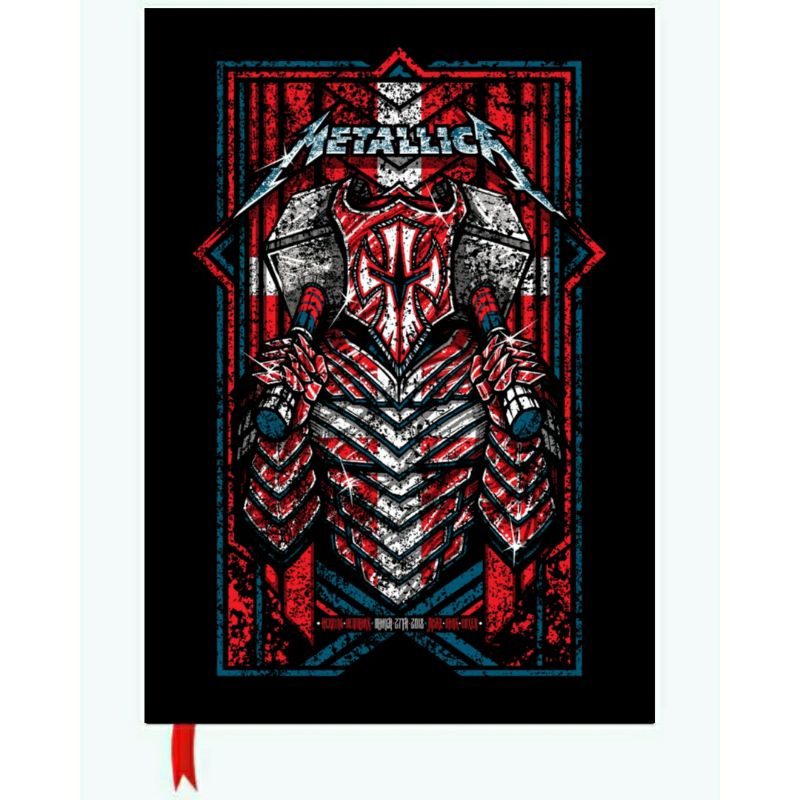

Buku tulis hard cover musik - Metallica - Book of Rock