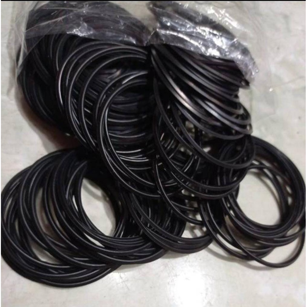 COD GELANG KARET POLOS HITAM PRIA WANITA