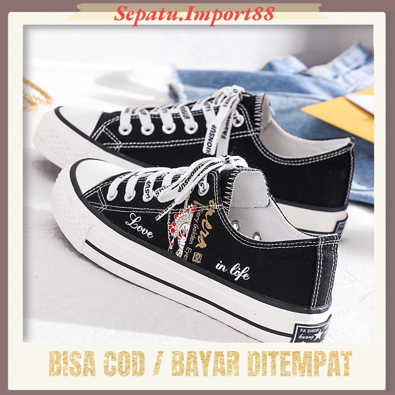 Sepatu Sneakers Wanita Casual Wear ala Korea Import Kualitas Super
Premium SP-513