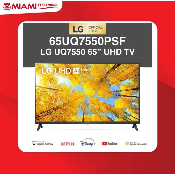 2022 LG 65UQ7550PSF / 65UQ7550 4K Smart UHD TV ThinQ AI 65 Inch