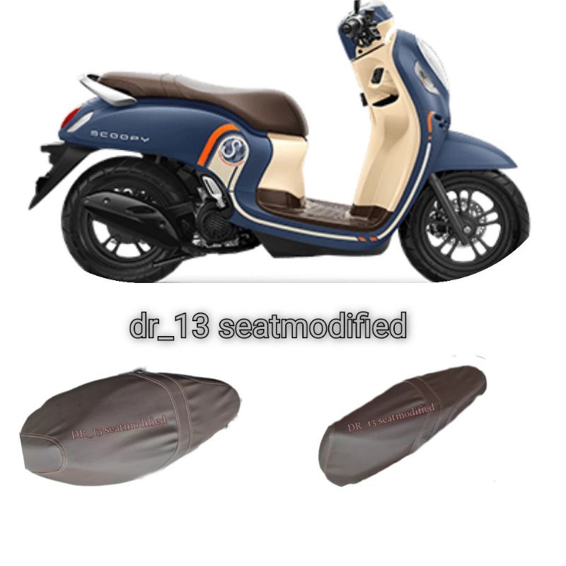 cover custom jok honda scoopy terbaru bahan mbtech