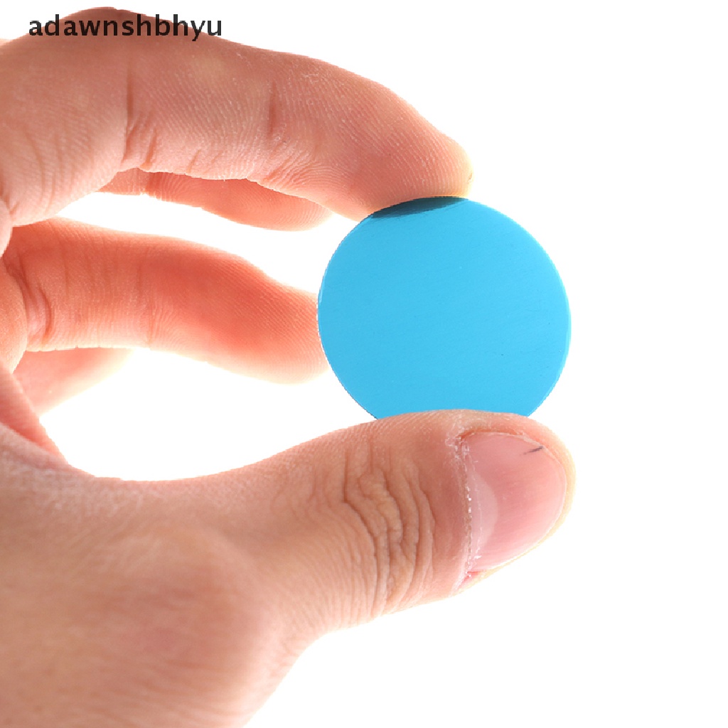 Adawnshbhyu 10pcs Untuk Magnetic Car Mount Magnet Phone Holder Plat Metal Stiker Biru