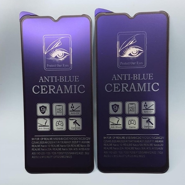 SCREEN PROTECTOR CERAMIC MATTE ANTI BLUE OPPO A15 A15S - FA