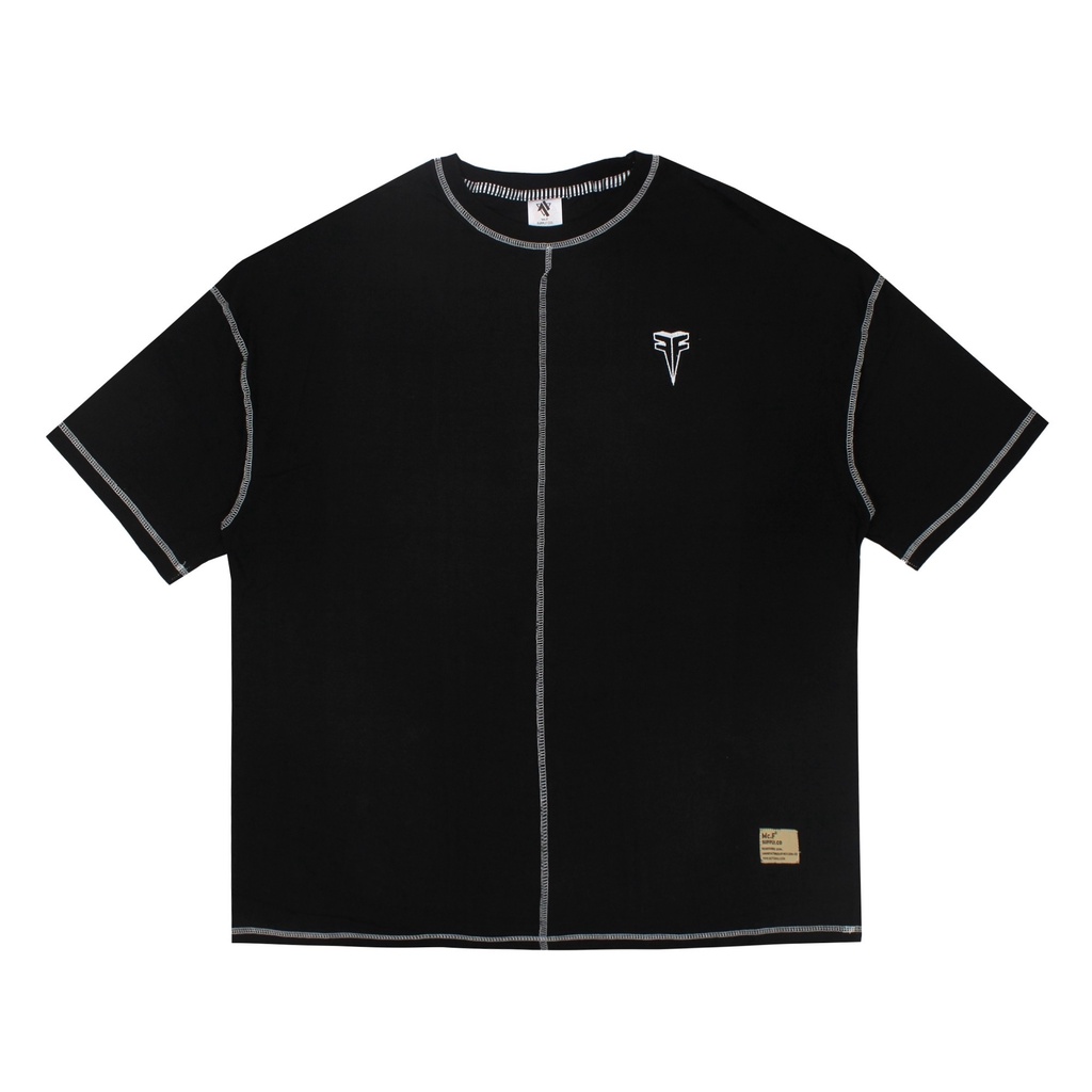 KAOS TEE MCF WHITE FONT BLACK