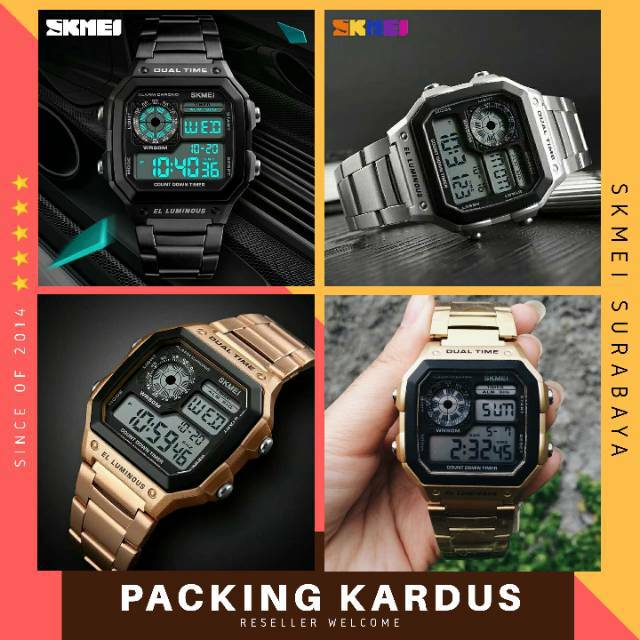 JAM TANGAN PRIA ANTI AIR SKMEI 1335 ORIGINAL OUTDOOR VOGUE SURABAYA