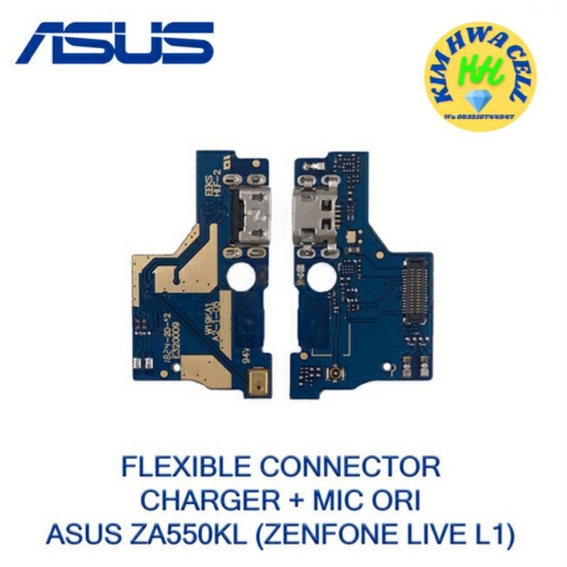 FLEXIBLE CONNECTOR CHARGER + MIC ORI ASUS ZA550KL (ZENFONE LIVE L1)