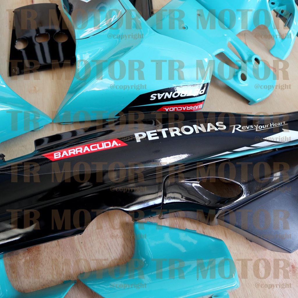 Cover Body Fizr F1zr Petronas Biru Tosca  Full Set Halus Cover Bodi Yamaha Fiz r