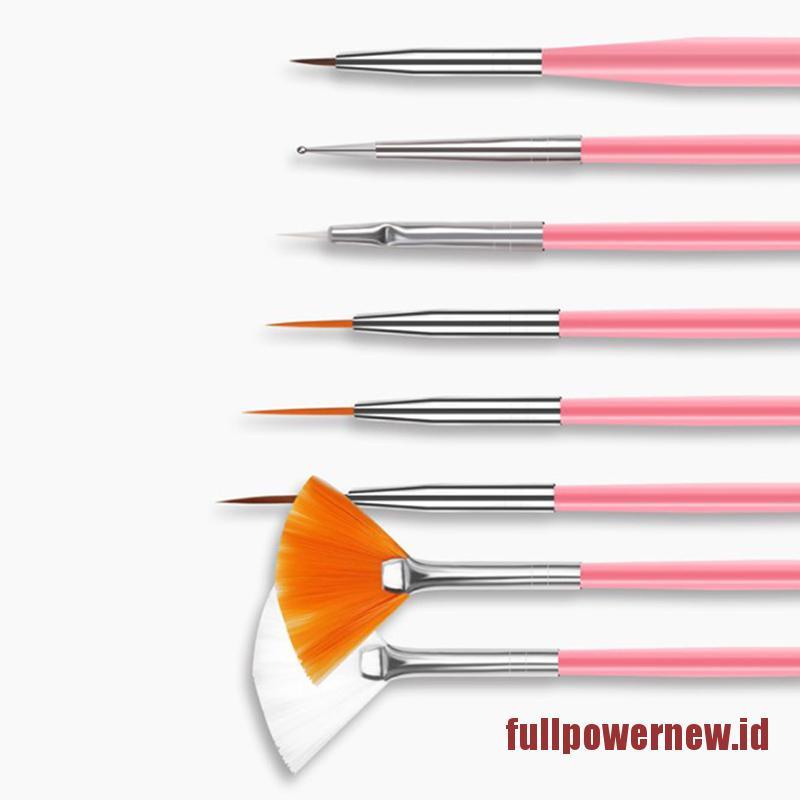 【COD】Nail Brush For Manicure Gel Brush For Nail Art 15Pcs/Set Nail Brush Gel Brush