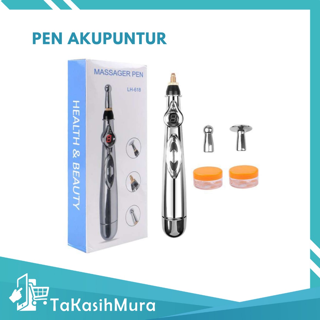 Alat Pijat Kesehatan Akupuntur Pen Elektrik Magnet Therapy Massage Pen