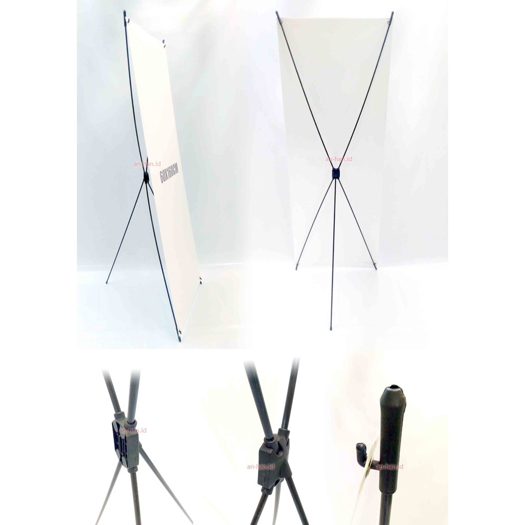 RB Cetak paket spanduk x banner + tiang wisuda wedding olshop ulang tahun agustusan custom