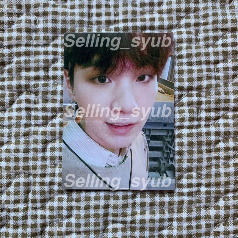 BTS SUGA FANCLUB JAPAN AIRPLANE PHOTOCARD PC