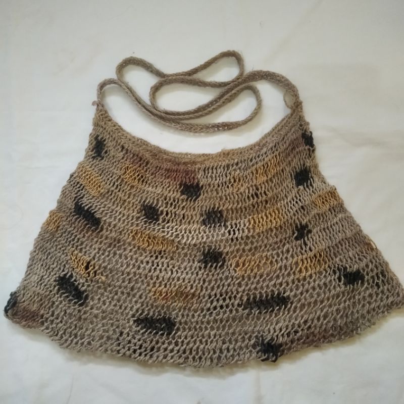 Tas Selempang Bahu NOKEN Ganemo Anggrek PAPUA GRATIS Souvenir Papua