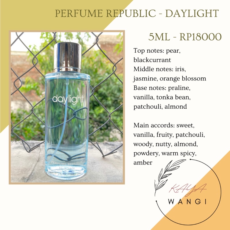 Decant Perfume Republic Daylight EDT 5ml