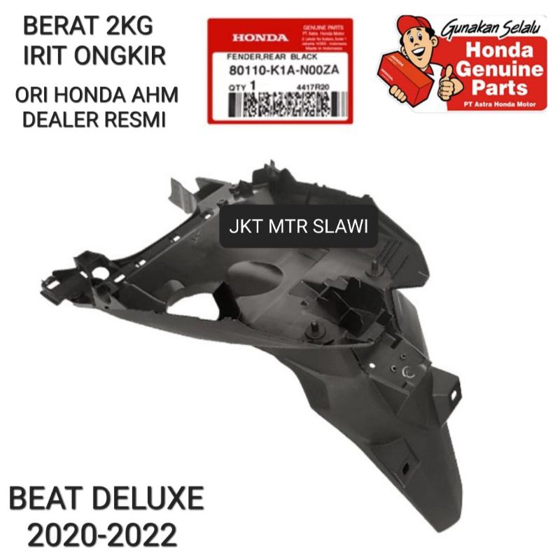 80110-K1A-N00ZA spakbor belakang slebor belakang beat deluxe 2020-2022 k1A ori Honda ahm asli honda