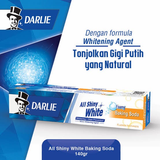 Jual Darlie All Shiny White Foamy Baking Soda 140g Indonesia|Shopee