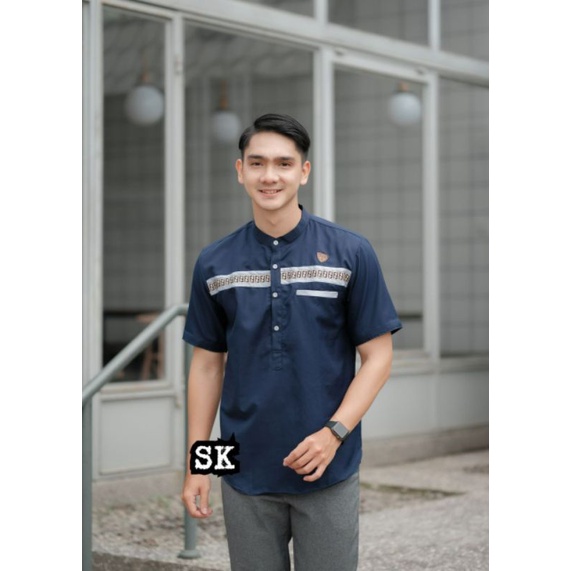 Koko Kurta List FF Dewasa Lengan Pendek Katun Premium