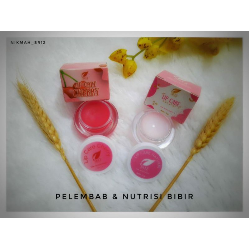 LIPCARE SR12 / PELEMBAB BIBIR / LIP BALM / PENCERAH WARNA BIBIR AMAN BPOM / BIBIR PINK NATURAL