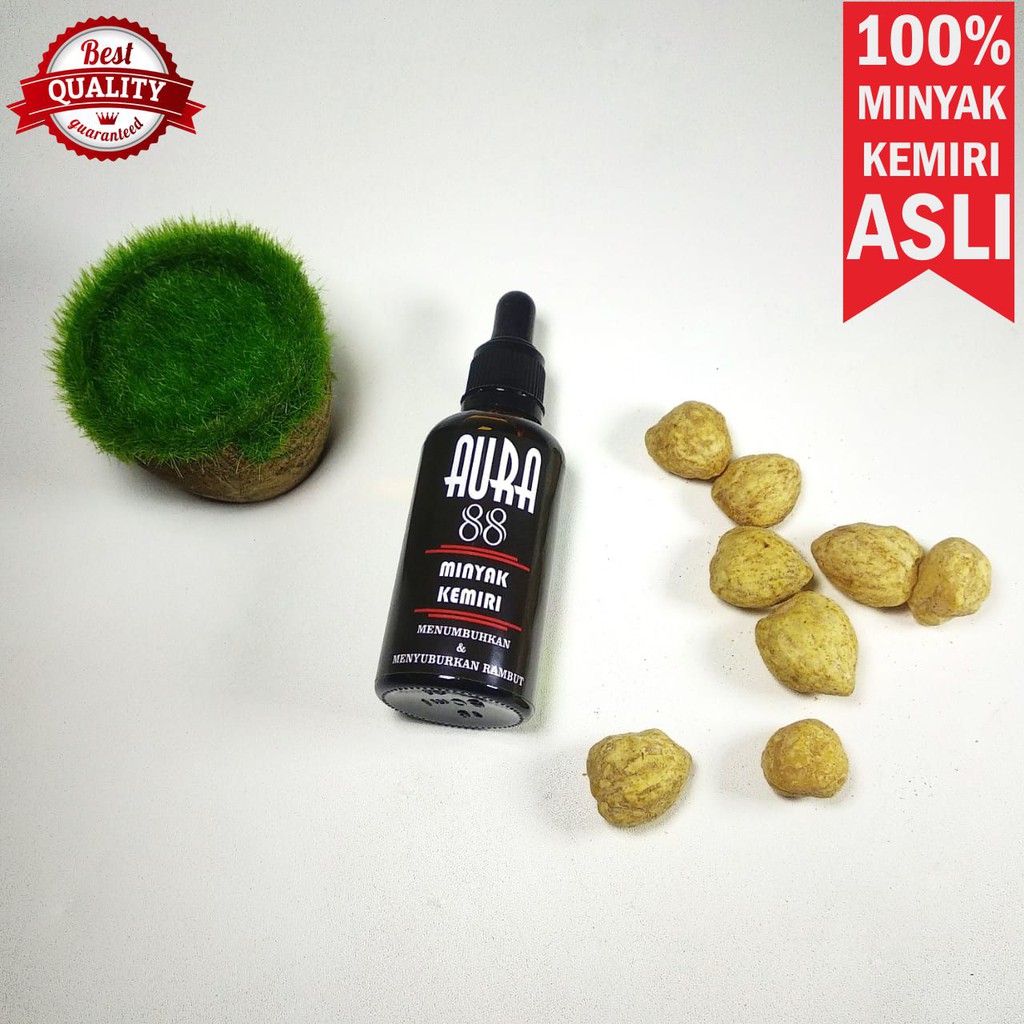 CANDLENUT OIL / MINYAK KEMIRI 60ML / PENUMBUH RAMBUT / ALIS / KUMIS / BREWOK