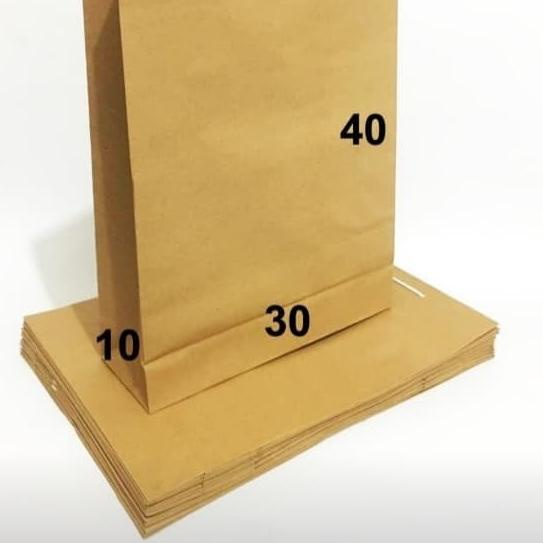 

✧ PAPER BAG POLOS L ( 30 X 10 X 40 ) ➸