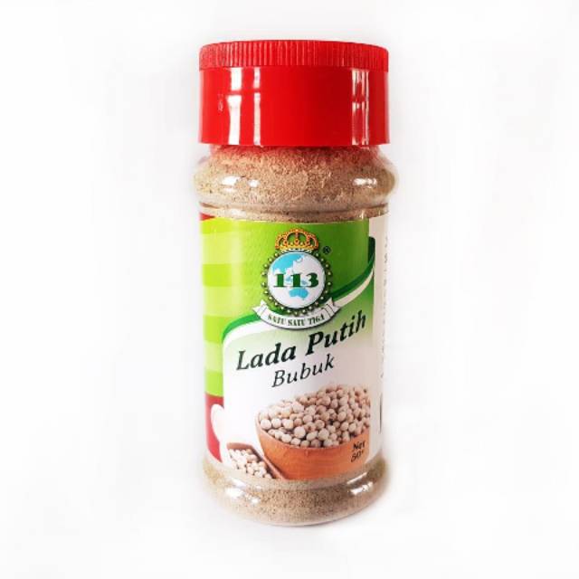 

Bumbu Masak 113 Lada Putih Bubuk Satu Satu Tiga 50 gr