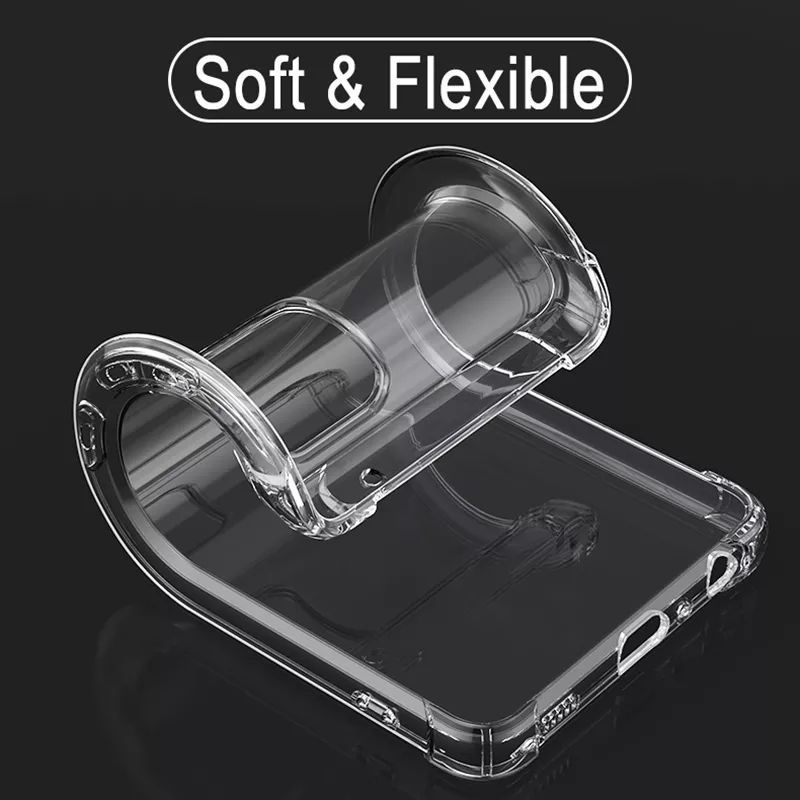 Soft Case Silikon Samsung A05 Samsung A05s Samsung A04s Samsung A04 Samsung A04e Bening Transparant Airbag Anti Crack Tebal