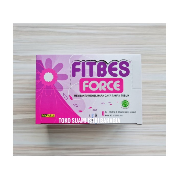 Dijual Vitamin Fitbes Force Daya Tahan Tubuh 12 Strip x 5 Kaplet = 60 Kaplet Limited