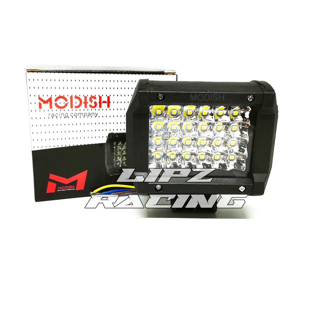 LAMPU TEMBAK LED / LAMPU SOROT LED 24 MATA MODEL 4598 CAHAYA PUTIH  BISA UNTUK SEMUA MOTOR  LAMPU TEMBAK MOTOR