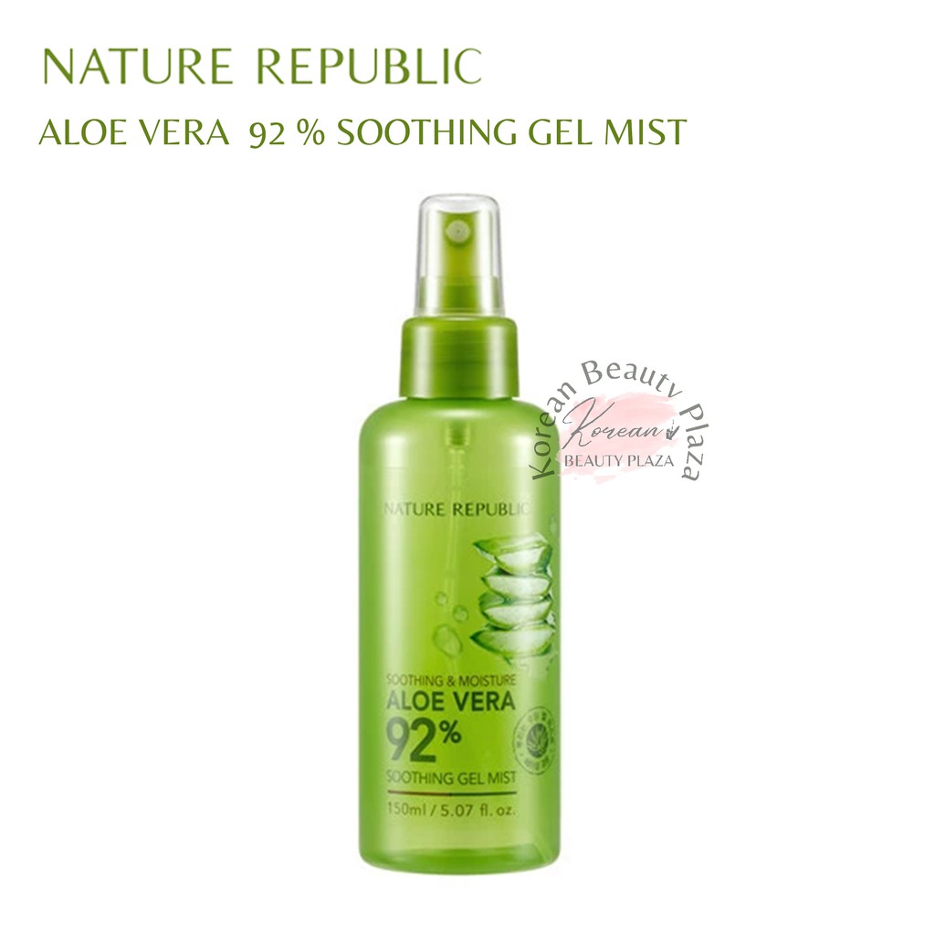 Nature Republic Aloe Vera 92% Soothing Gel Mist | Shopee