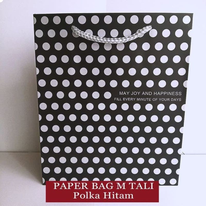 

Paper Bag Tali Motif / Tas Kertas Kado / Tas Ultah - M Simple