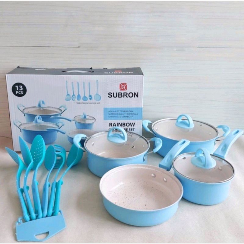 panci set Subron rainbow cookware  rbw 13