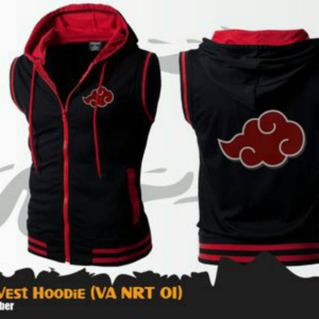 jaket anime rompi naruto akatsuki