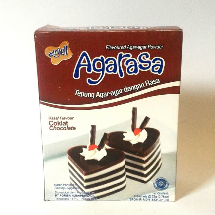 

AGARASA Coklat Nutrijel Tepung agar pudding 10gr